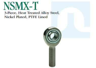 NSMX -Tの精密ステンレス鋼のロッドエンド3部分熱-めっきされる扱われた合金鋼のニッケル