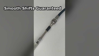 ねじ端と U フォークを備えた頑丈なプッシュプル制御ケーブル アセンブリ