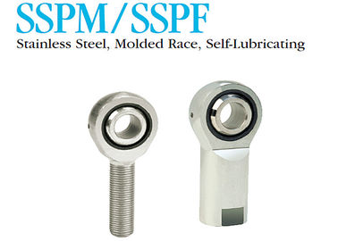 ステンレス鋼球形軸受けロッドエンド、SSPM/SSPFのメートル球接合箇所のロッドエンド