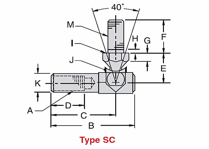 軽い産業のために急速切断専門のステンレス鋼の球接合箇所SCシリーズ