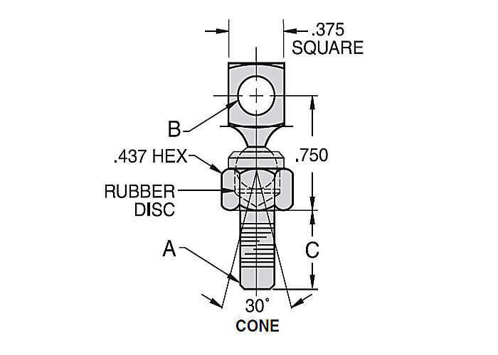 DC/DHの旋回装置の球接合箇所のロッドエンド軸受け接続の製品タイプ耐久性