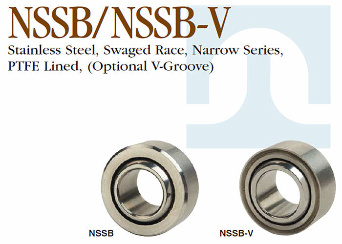 NSSB -V球形のボール ベアリングのステンレス鋼の材料によって鍛造される競争の狭いところシリーズ