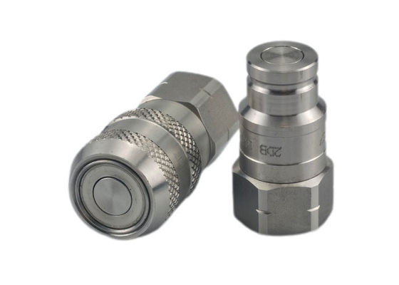 0.5'' ISO16028 NPT ハイドロリックフラットフェイス・クイックカップラー
