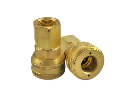 1/4"名目メスエンド接続 産業用交換ピンロックコップリング 青銅 肺動速コップリング