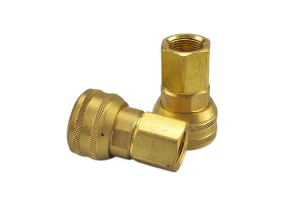 1/4"名目メスエンド接続 産業用交換ピンロックコップリング 青銅 肺動速コップリング