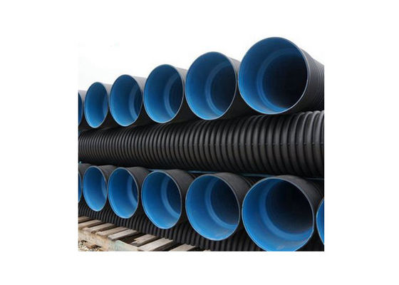 SN8 埋められた排水管 二重壁ポリエチレン HDPE 下水管