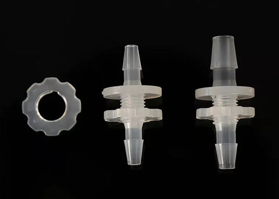 液体のための等角の尖ったプラスチックホース・バルチード・コネクタ