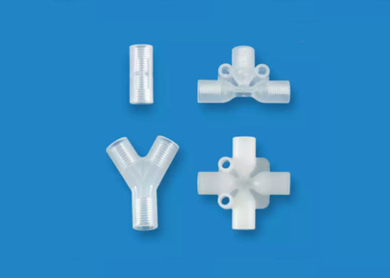PP PTFE 四方向管接続 プラスチック 女性接続