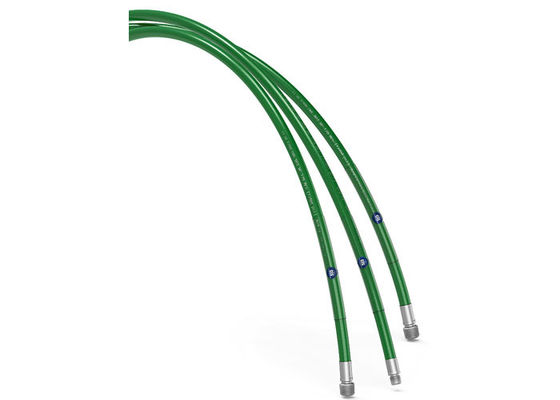 油精製 110Mpa 超高圧ホース 緑色色ID 6.4MM