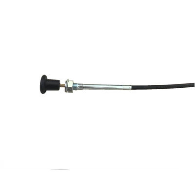 黒い丸いハンドル940MM 長さ76MM 移動SS316ワイヤロープ 黒い管