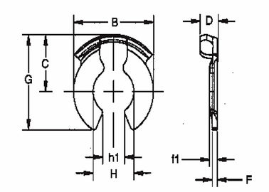 TXLKシリーズ クリーブスピン 固定クリップ 建設用小型金属クリップ