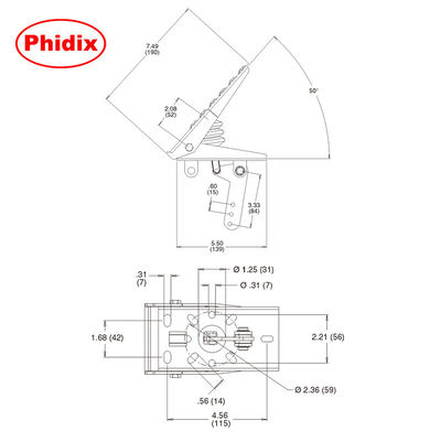 CH530/CH531 トラックとオフロード機械用の重用スロットル ペダル 双重配置のスプリングロードリターンシステム OEM対応 耐久性のある設計 低保守性 耐腐蝕性