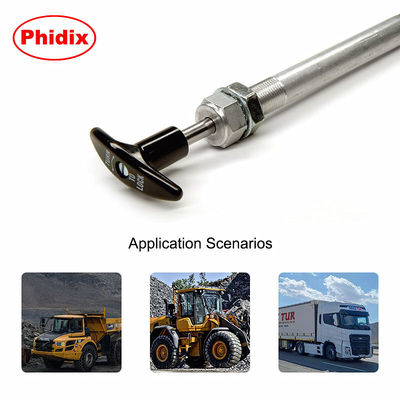 安全なロック機構を備えた耐久性のあるプッシュプルツイストロックコントロールハンドル