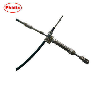 Heavy-Duty Push-Pull Stainless Steel Control Cable Assembly With Cylinder